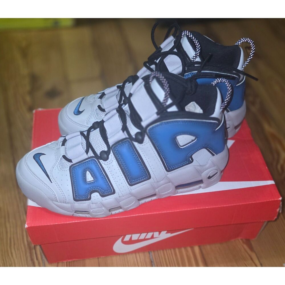 NEW Nike Air More Uptempo '96 Industrial Blue - Men's Size 8 - FD5573-001